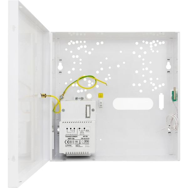 Satel AWO009 Metal Alarm Enclosure with Transformer – Security Control Panel Box